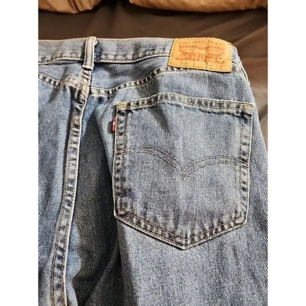Vtg‎ Levis 505 Jeans Mens 34x29 Regular Fit Straight Leg Classic Denim Pants 90s